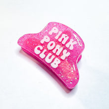 Load image into Gallery viewer, Pink Pony Club Glitter Resin Half Claw Clip
