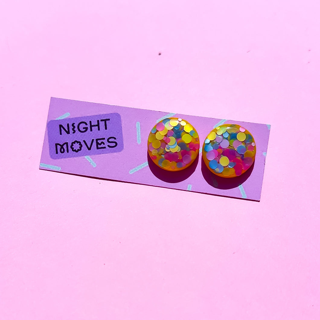 Glitterally Chunky Mini Studs