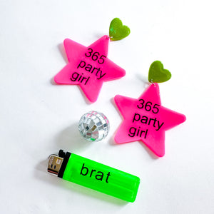 365 Party Girl Star Dangles