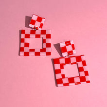 Load image into Gallery viewer, Retro Square Dangle Earrings
