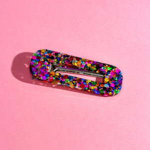 Bedazzle Her? I Barely Know Her! Resin Hair Clippies