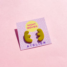 Load image into Gallery viewer, Chartreuse Bubble Mini Studs
