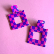 Load image into Gallery viewer, Retro Square Dangle Earrings
